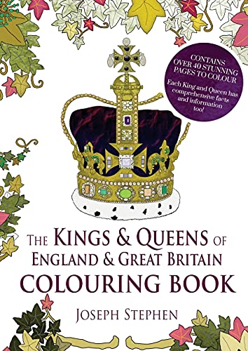 The Kings and Queens of England and Great Britain Colouring Book cover